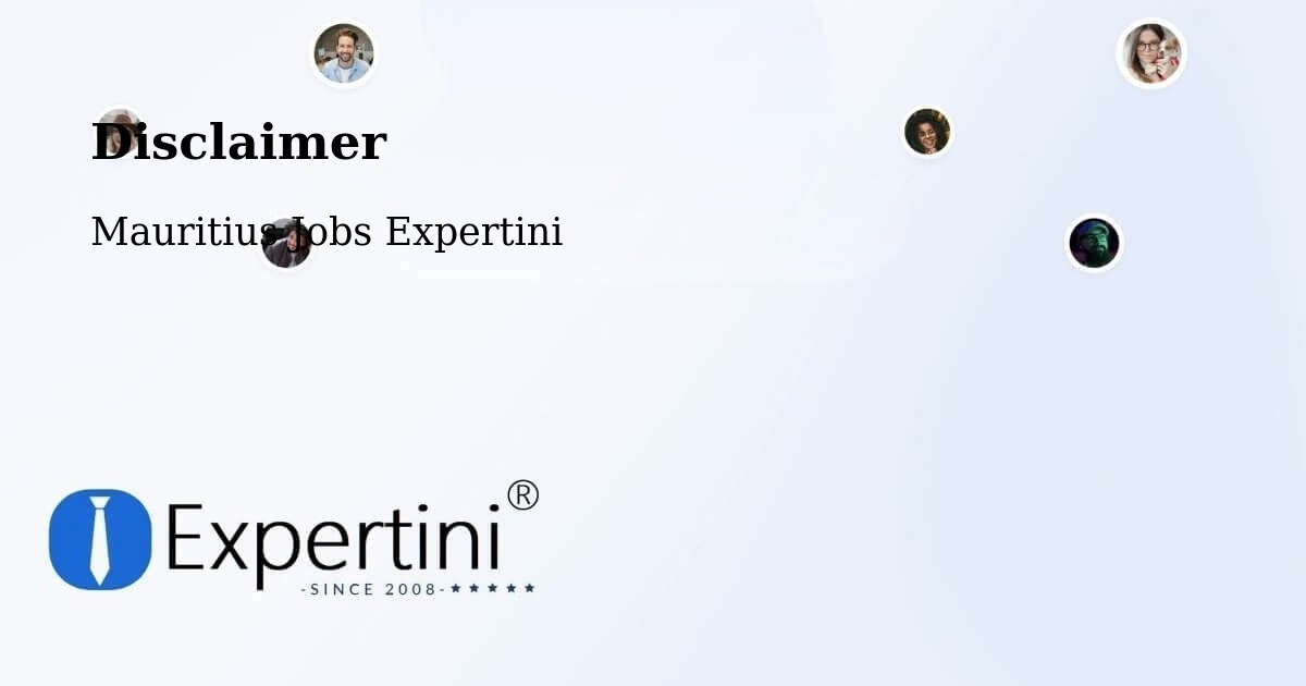 Disclaimer – Tamarin - Mauritius Jobs Expertini