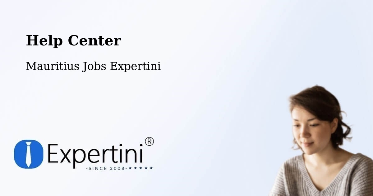 Help Center – Tamarin - Mauritius Jobs Expertini
