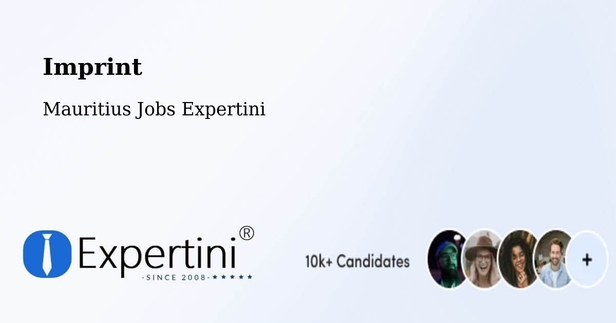 Imprint – Tamarin - Mauritius Jobs Expertini