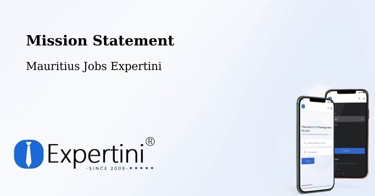Corporate Mission – Tamarin - Mauritius Jobs Expertini